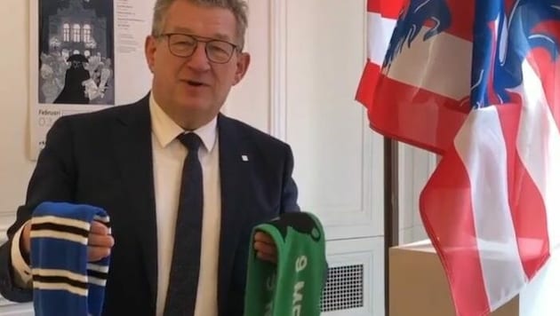 Dirk De fauw, Bürgermeister von Brügge, in einem Instagram-Video (Bild: Instagram.com/dirkdefauw)