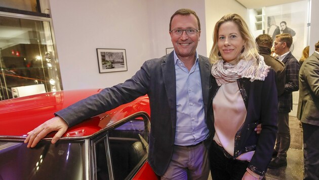 Der Automobil-Riese besiegelte Ende 2019 das Ende des Altstadt-Standortes. Alexander und Julia Pappas waren oft zu Gast, wie bei der Eröffnung des Pop-Up-Stores der Leica Galerie 2017. (Bild: MARKUS TSCHEPP)