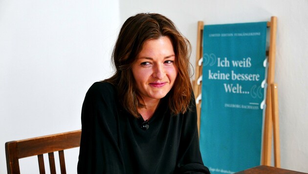 Die Salzburgerin Laura Freudenthaler schaffte es mit ihrem Text „Der heißeste Sommer“ auf die Shortlist. (Bild: ORF)