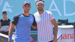 Borna Coric (li.) und Grigor Dimitrow (Bild: AP)