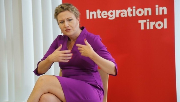 Integrationsministerin Susanne Raab auf Tirol-Besuch. (Bild: Birbaumer Christof)