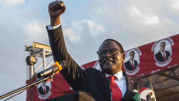 Der ehemalige Oppositionsführer und nunmehrige Präsident Malawis, Lazarus Chakwera. (Bild: AMOS GUMULIRA / AFP)