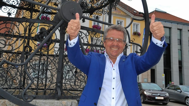 SPÖ-Bürgermeister Peter Koch nach dem Wahlsieg in Bruck an der Mur (Bild: Weeber Heinz)