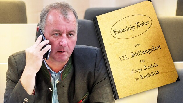 Die Staatsanwaltschaft Graz hat ihre Ermittlungen gegen den FPÖ-Abgeordneten Wolfgang Zanger abgeschlossen. (Bild: APA, Andreas Schiel, krone.at-Grafik)
