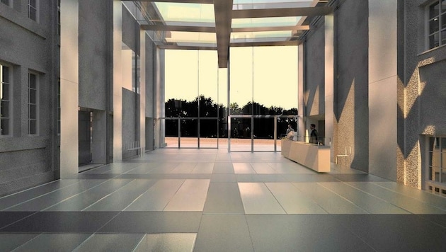 Spätestens im Mai des Jahres 2022 soll das neue Foyer in der Stiftung Mozarteum stehen. (Bild: Stiftung Mozarteum)