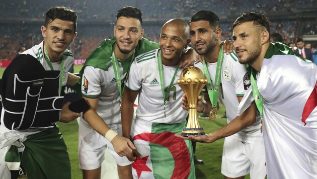 Algerien darf ein Jahr länger als Titelverteidiger in Sachen Afrika Cup auftreten ... (Bild: AFP)