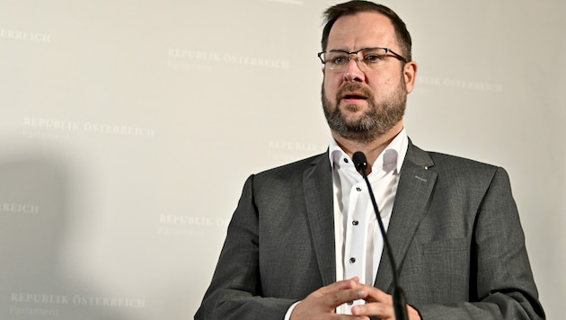 FPÖ-Generalsekretär Christian Hafenecker (Bild: APA/Herbert Neubauer)