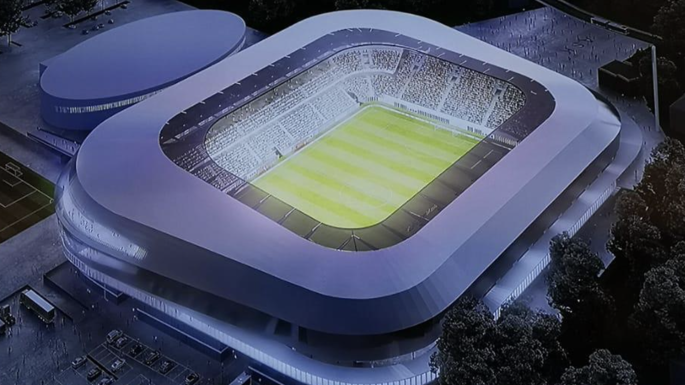 So soll das neue Stadion aussehen. (Bild: zVg)