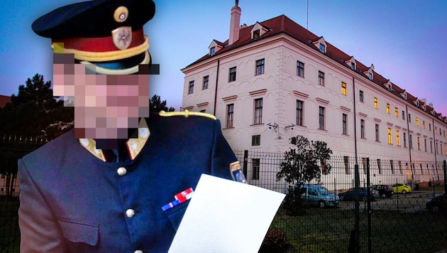 Schwere Vorwürfe gegen den Justizanstaltsleiter in Wien-Simmering. (Bild: Andi Schiel, zVg, krone.at-Grafik)