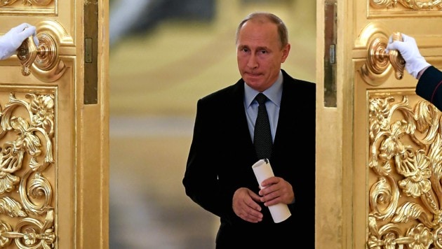 Wladimir Putin bleibt der Herrscher im Kreml. (Bild: APA/AFP/Kirill Kudryavtsev)