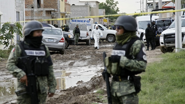 Polizisten in Mexiko (Bild: AFP)