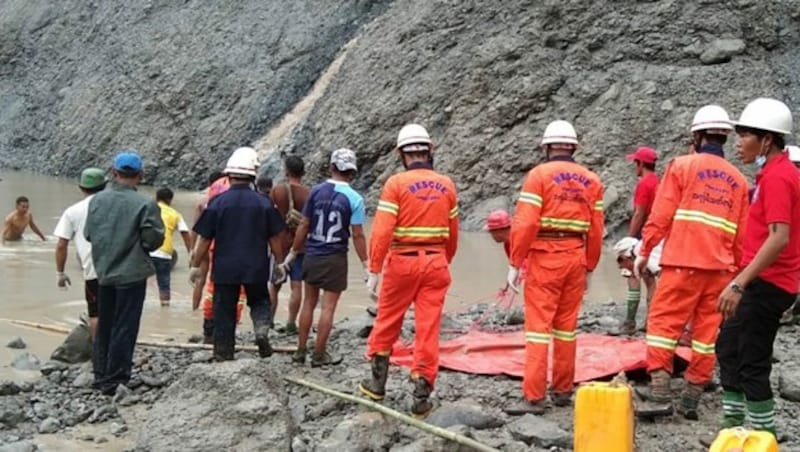 (Bild: AFP PHOTO/MYANMAR FIRE SERVICES DEPARTMENT)