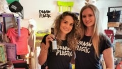 Victoria Neuhofer (l.) und Stephanie Sinko gründeten damn plastic. (Bild: Barbara Kneidinger)