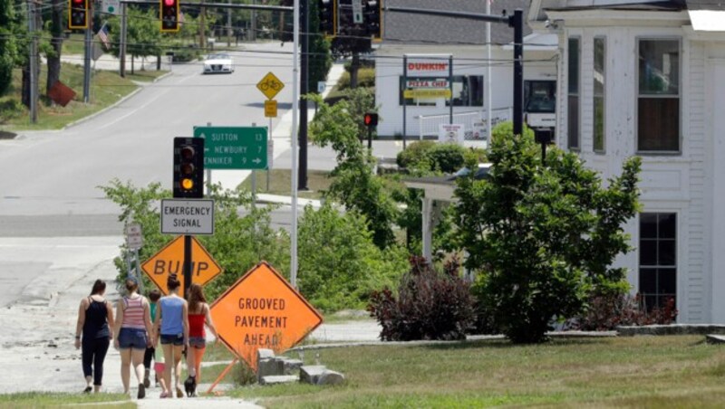 In einem abgelegenen Waldanwesen nahe Bradford in New Hampshire hat sich Ghislaine Maxwell monatelang versteckt gehalten. (Bild: AP)