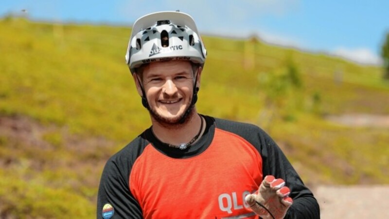 Profi Stefan Müller verbringt jede freie Minute im Sattel eines Mountainbikes. (Bild: Wallner Hannes)