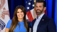 Kimberly Guilfoyle und Donald Trump Jr. (Bild: AFP )