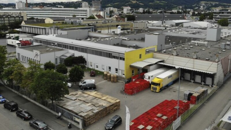 Der Fleisch- und Wurstwarenhersteller Landhof in Linz (Bild: FOTOKERSCHI.AT/KERSCHBAUMMAYR)