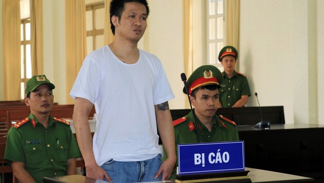Nguyen Quoc Duc Vuong während seines Prozesses (Bild: AFP)
