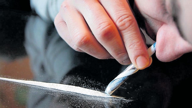 Der Kokainkonsum im Ländle ist seit Jahren steigend, pro Tag wird rund ein Kilo geschnupft (Bild: APA/HELMUT FOHRINGER)