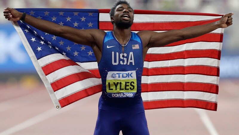 Noah Lyles ist der Mann, den es laut Bolt zu schlagen gilt. (Bild: Copyright 2019 The Associated Press. All rights reserved.)