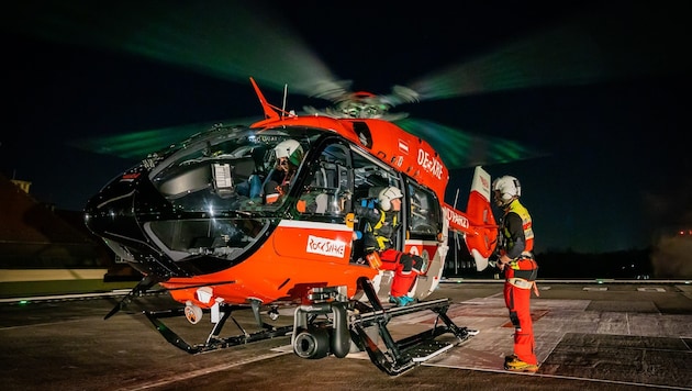 Night vision equipment was required for the helicopter rescue (symbolic image). (Bild: ARA/Tomas Kika)