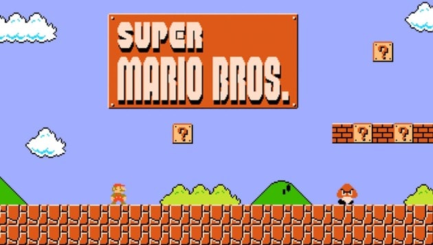„Super Mario Bros.“ erschien 1985 für das Nintendo Entertainment System. (Bild: Nintendo)