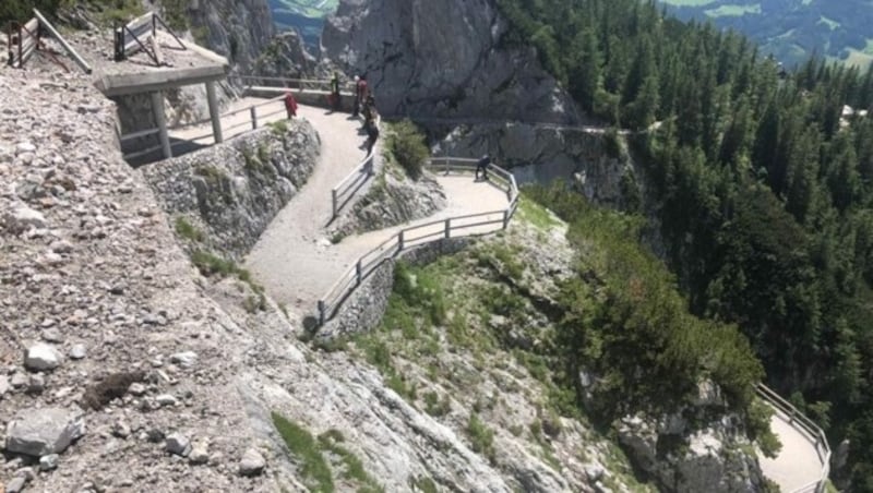 Der Eingangsbereich der Eisriesenwelt (Bild: APA/Land Salzburg/Gerald Valentin)