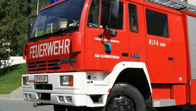 Die Feuerwehren Bad Kleinkirchheim, Radenthein und Untertweng waren im Einsatz. (Bild: FF Bad Kleinkirchheim)