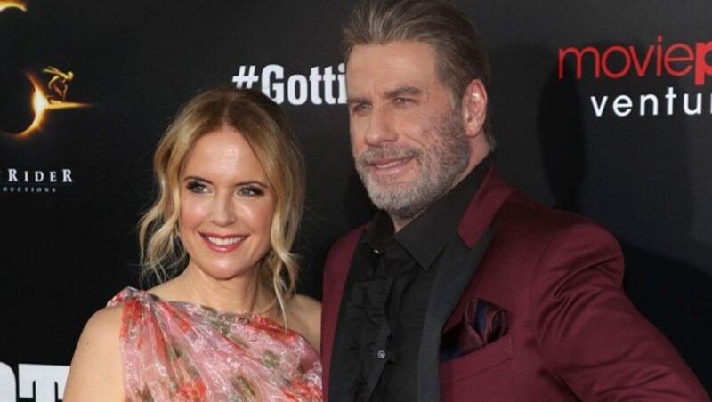 John Travolta mit Ehefrau Kelly Preston (Bild: 2018 Getty Images)