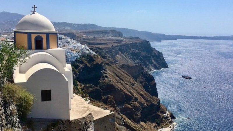 Die griechische Urlaubsinsel Santorin, Symbolbild (Bild: Karl Grammer)