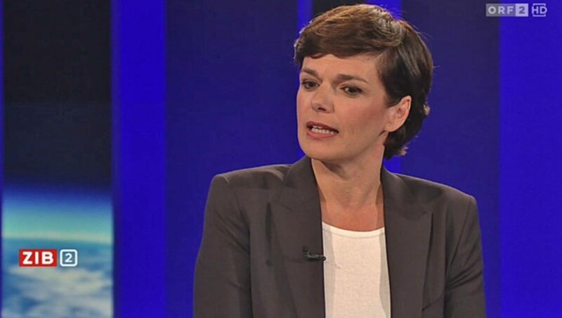 SPÖ-Chefin Pamela Rendi-Wagner in der „ZiB 2“ (Bild: Screenshot/ORF)