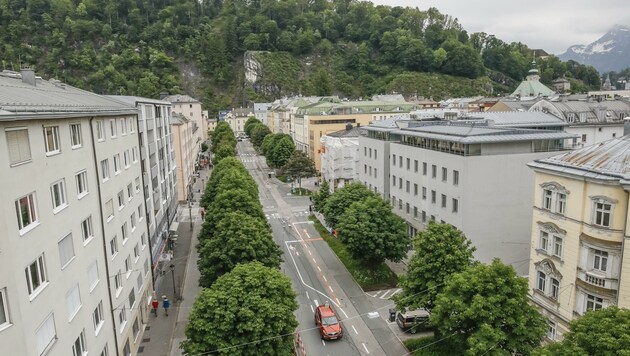 Zentrale Lagen, wie auch die Salzburger Franz-Josef-Straße sind begehrt. (Bild: Tschepp Markus)