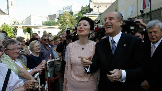 Bundespräsident Thomas Klestil bei der Eröffnung 2003 (Bild: Peter Tomschi)