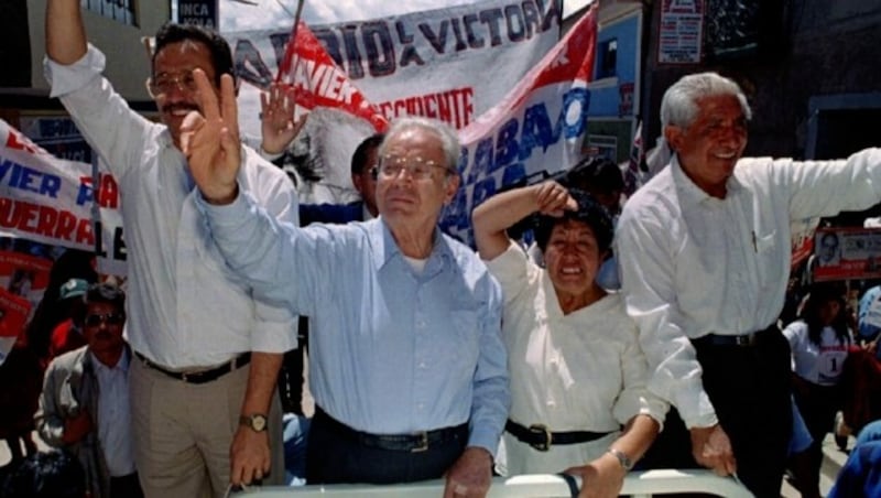 UNO-Generalsekretär Perez de Cuellar zog 1984 Salzburg einer UNO-Konferenz in Mexiko-Stadt vor (Bild: Reuters)