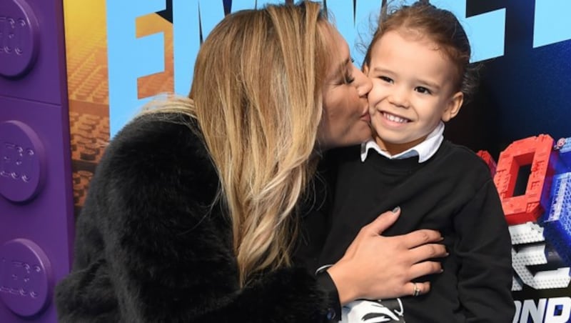 Naya Rivera mit ihrem Sohn Josey Hollis (Bild: APA / AFP / 2019 Getty Images)