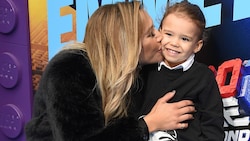 Naya Rivera mit ihrem Sohn Josey Hollis (Bild: APA / AFP / 2019 Getty Images)