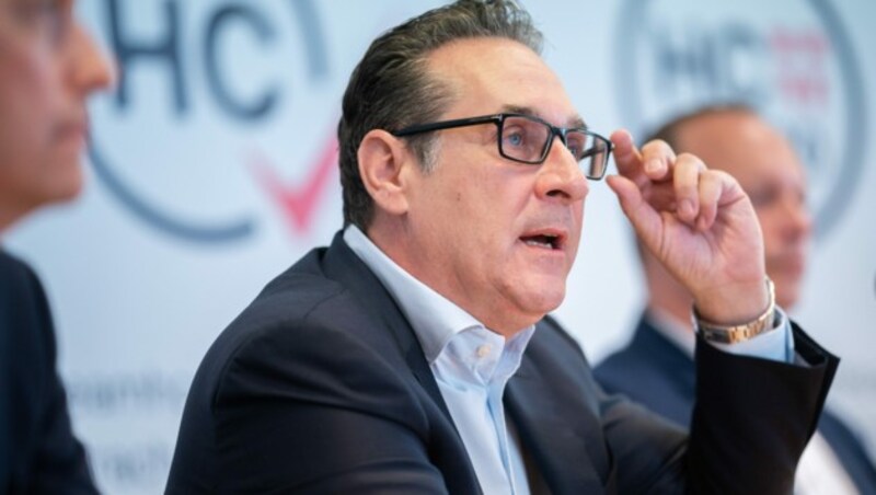 Parteichef Heinz-Christian Strache (Team HC Strache) (Bild: APA/GEORG HOCHMUTH)