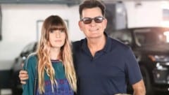 Charlie Sheen mit Tochter Sami (Bild: www.PPS.at)