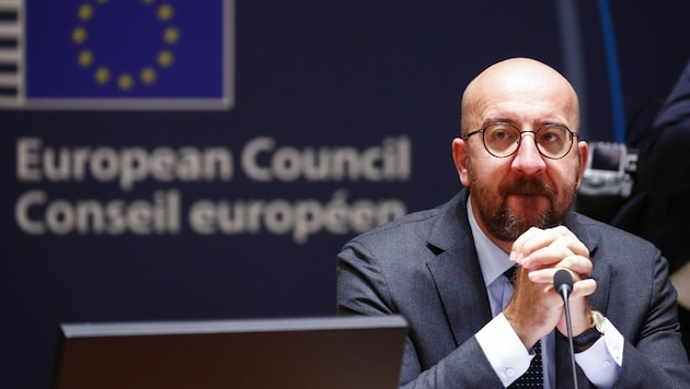 Der EU-Ratspräsident Charles Michel (Bild: AFP/Francois Lenoir)