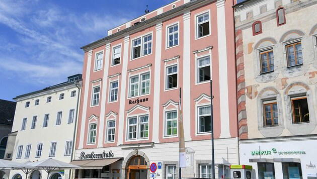 Tatort war Rathaus in Freistadt (Bild: Harald Dostal)