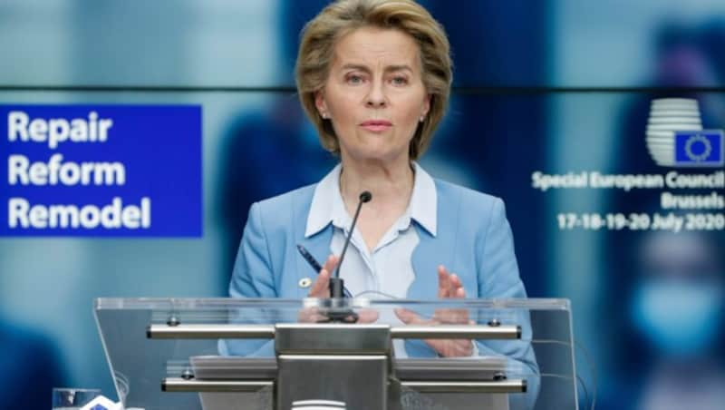 EU-Kommissionspräsidentin Ursula von der Leyen (Bild: AP)