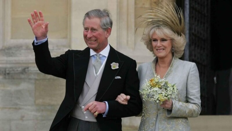 Prinz Charles und Herzogin Camilla nach ihrer Hochzeit in Windsor (Bild: www.pps.at)