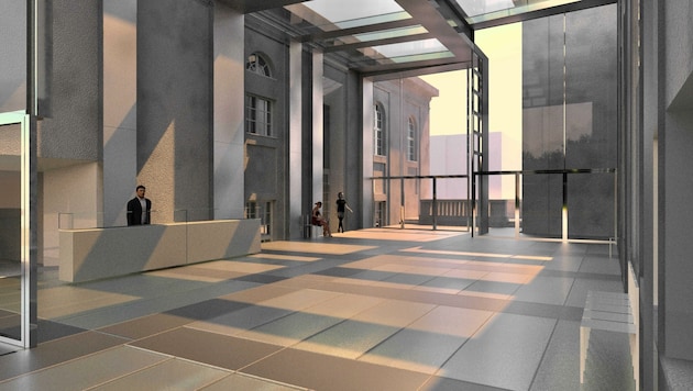 Das neue Foyer wird rund neun Millionen Euro kosten. Geplanter Baubeginn: September. (Bild: Stiftung Mozarteum)