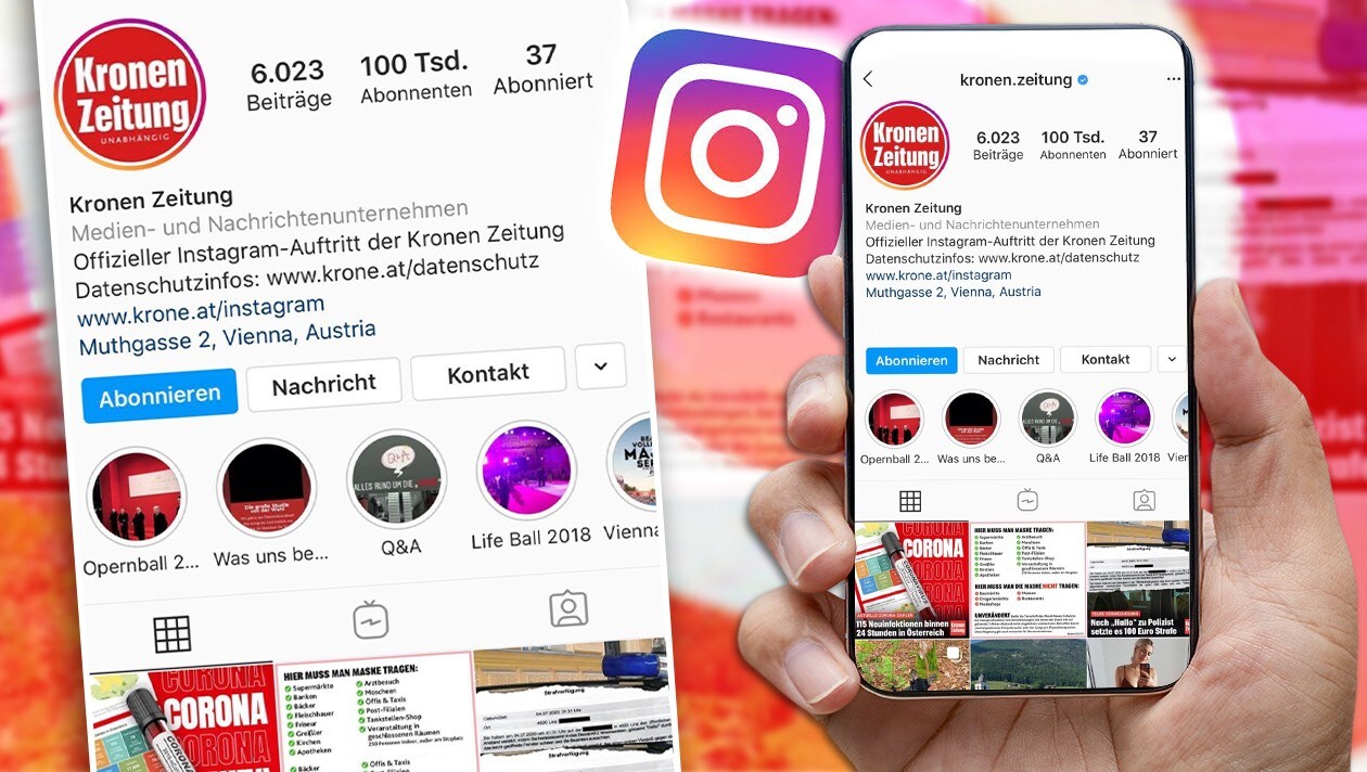 100 000 Folgen Der Krone Auf Instagram Krone At