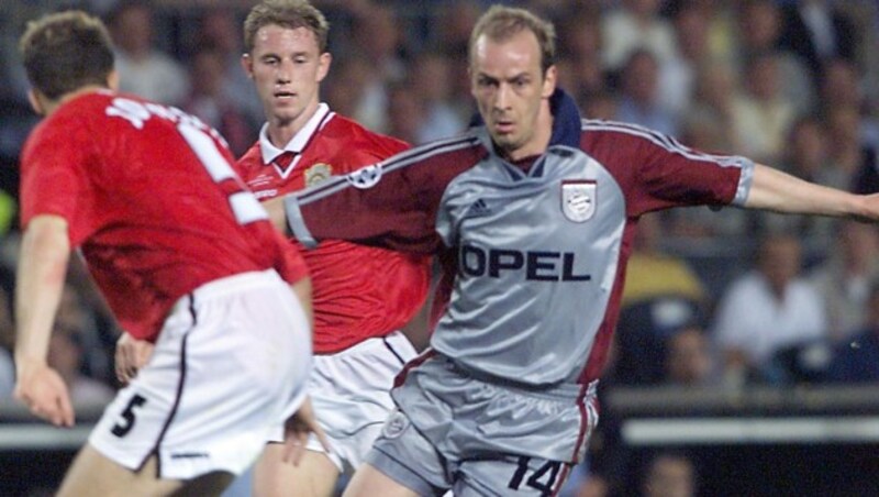 Die Niederlage der Bayern gegen Manchester United im Champions League-Finale 1999 hängt Zauner bis heute nacht. (Bild: APA/AFP/Patrick HERTZOG)