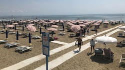 Strand von Lignano (Archivbild) (Bild: Martin Grob)