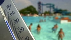 Knapp über 37 Grad kletterten die Temperaturen in der Wiener City. (Bild: APA/BARBARA GINDL)