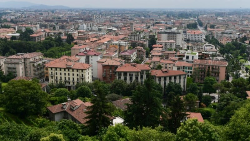 Die italienische Stadt Bergamo (Bild: AFP)