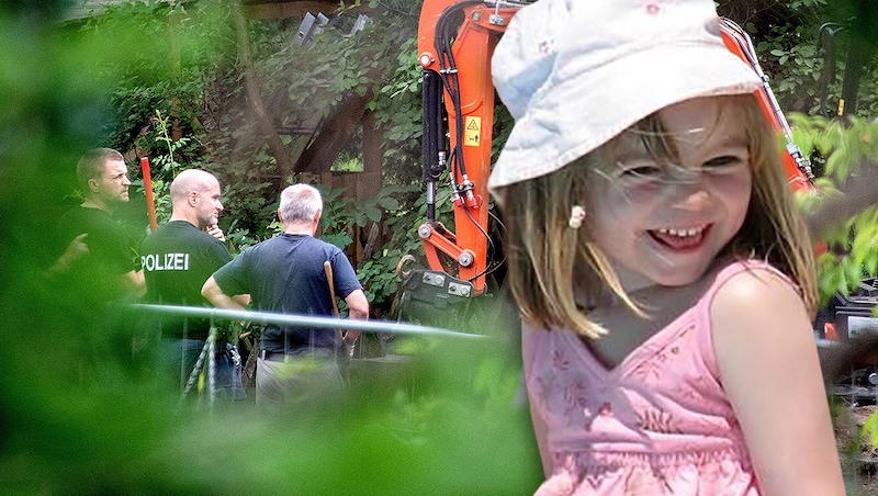 Madeleine McCann disappeared without a trace on May 3, 2007 (Bild: APA/AFP PHOTO / METROPOLITAN POLICE, Photo by Hauke-Christian Dittrich / AFP, krone.at-Grafik)