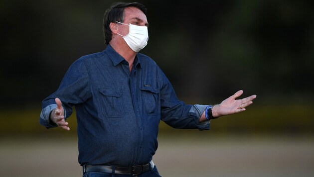 Jair Bolsonaro: „Ich bedauere die Todesfälle. Aber Menschen sterben jeden Tag, an vielen Dingen. So ist das Leben.“ (Bild: AFP)